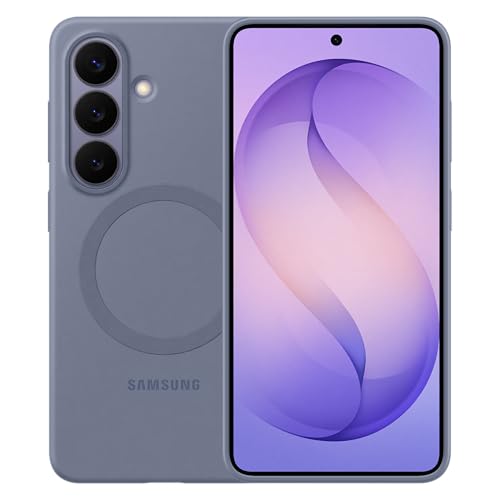 Image of Samsung Galaxy S26 Silicone Magnet Phone Case, Soft-Touch, Durable Grip, Great Feel, Blue Violet