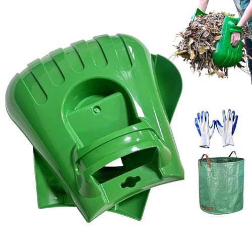 Râteau à main pour ramasser les feuilles et déchets de gazon - 2