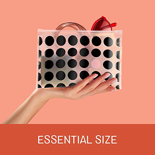 image for Ziploc Reusable Travel Makeup and Accessory Bag, Great for School or W