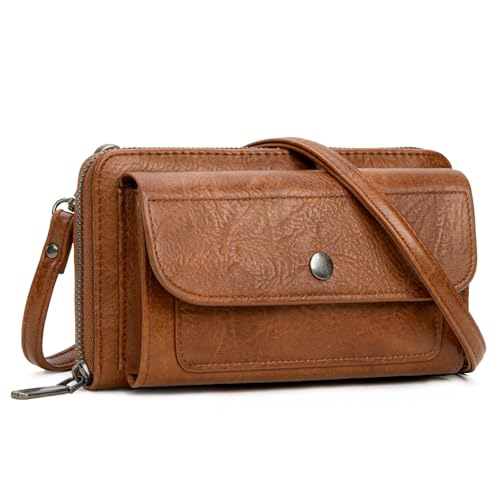 Montana West Crossbody Bags for Women RFID Wristlet Wallet Purse with Phone Pocket Clutch Handbags with Credit Card Slots