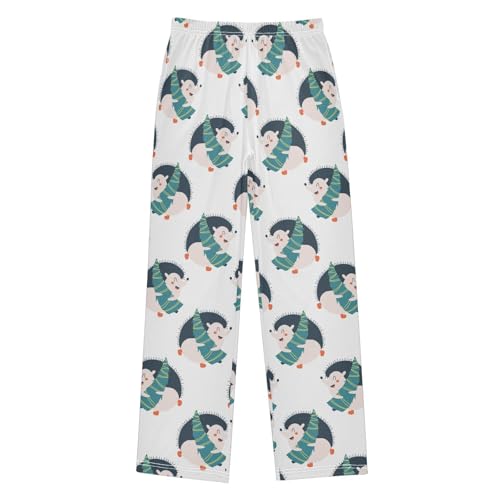 visesunny Boy's Jogger Pants Loose Sweatpants Loungewear Elastic Pattern Long Bottoms Athletic Trousers with Pockets S-XL