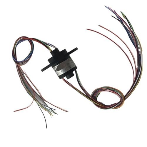 Anillo colector de 12 canales con eje hueco de 5mm y conector giratorio para noria 1