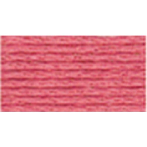 Image of DMC 117-3712 Mouline Stranded Cotton Six Strand Embroidery Floss Thread, Medium Salmon, 8.7-Yard