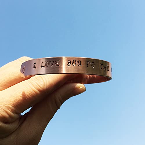 ABBECIAO Copper Cuff Bangle Blanks for Metal Stamping and Engraving (16 Ga.) 3/8