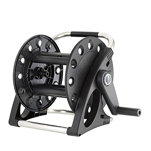 Claber 8887 Aquapony Carrello Avvolgitubo, Nero