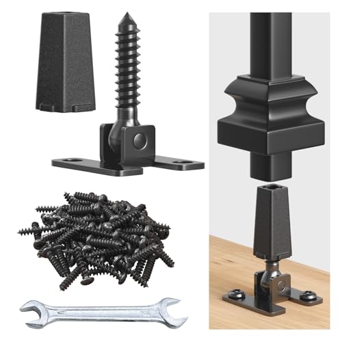 Antsky Adjustable Height and Angle Stainless Steel Connectors for Easy Installation of 1/2