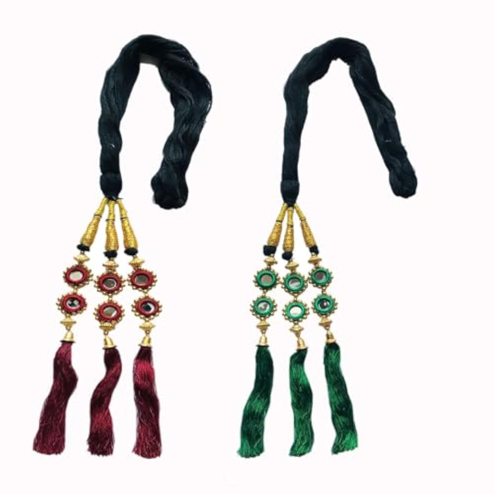 Punjabi Parandi Choti Braid Hair Extensions, Hair Accessories