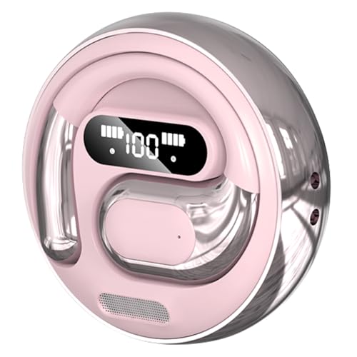 OWS AI Headphone for Multi-Language Translation, Bluetooth Earphone Support 144 Language Real-Time AI Translation, Wireless AI Earbuds Translator with App for Language Learning, Travel, Work (Pink)