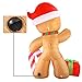 Joiedomi 8 FT Christmas Inflatables Gingerbread Man with Candy Cane, Christmas Blow Ups Gingerbread Inflatable Yard Decoration with Build-in LEDs for Xmas, Party, Outdoor, Yard, Garden, Lawn Décor