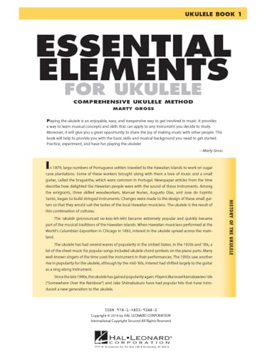 Essential Elements for Ukulele - Method Book 1: Comprehensive Ukulele Method