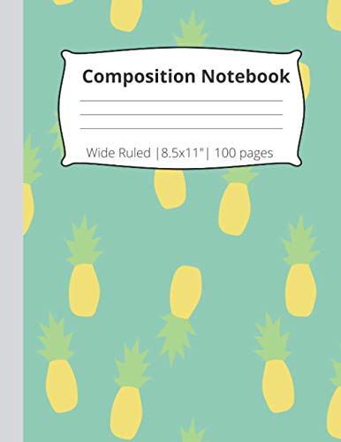  Composition Notebook: Pineapple Print