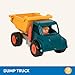 Battat – Yellow Dump Truck – Classic Toddler Trucks – Kids Construction Toys – Soft Rubber Wheels – 18+ Months – Dump Truck