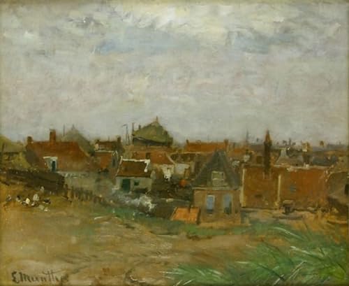 Cuadro Stadtlandschaft Ludvig Munthe para dar un toque artístico de salón elegante
