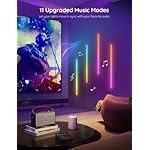 Govee Glide Wall Lights, RGBIC LED Light, Smart Gaming Light Works with Alexa and Google Assistant, RGB Light Bar, LED Wall Lights for Bedroom, 2 Panels Set (3 Sections/Panel) - Image 3