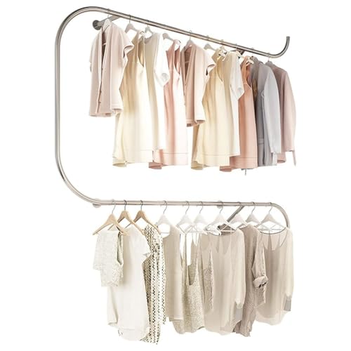 Présentoir pour robes suspendues afin de défroisser et ranger