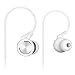 Senzer SE610 Sports Earbuds Noise Isolating In-Ear Headphones with Microphone & Volume Control for Iphone/Samsung (White)