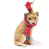 Conversation Concepts Border Terrier Tiny Miniature One Christmas Ornament - Delightful!