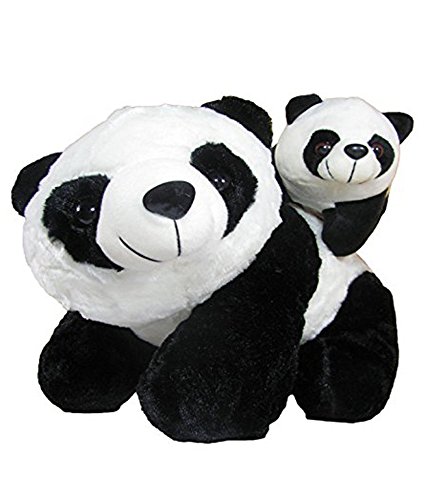 Deals India Fat Standing Mother Panda with Baby Panda (45 cm)