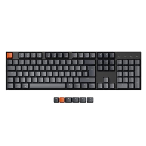 Keychron K10 Teclado Mecánico Inalámbrico Bluetooth, 104 Teclas R...