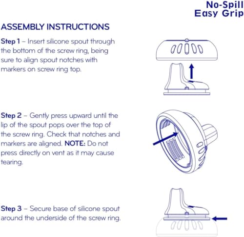 Nuby 81069 3 Pack No Spill Toddler Sippy Cups thumb #5
