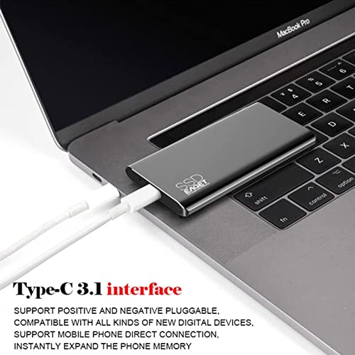 Schlanke Externe SSD Portable Solid State Drive USB 3.0 500M/S Externe Festplatte Für Windows 10, 8, 7, Vista, XP/Mac OS… – Bild 3
