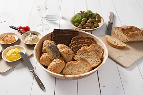 Naturally Chic Palm Leaf Bowls - 12 Inch Round -Bamboo Like, Eco Friendly, Disposable, Compostable And Biodegradable Bowls For Catering, Weddings And Parties - 20 Pack #TOP3