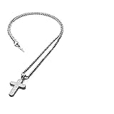  CESARE PACIOTTI JEWELS Halskette Silber Anhänger Kreuz jpcl1387b