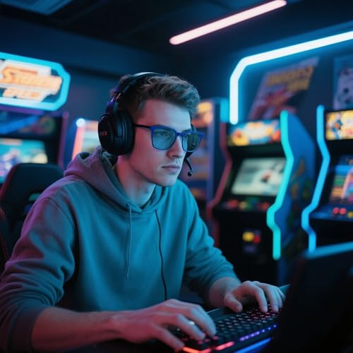 Image of 99.9% Blue Light Blocking Glasses For Men Women Anti-Fatigue Computer Gaming Sleep Glasses Reduce Eye Strain