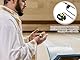 Abiyou Tasbih Zähler Smart Ring,Digital Electronic Smart Ring Counter,Muslimischer Tasbeeh Smart Counter,Intelligenter Tasbih-Ring Zähler,Islamischer Ring Counter,Tasbeeh Smart Zähler (Grün,20MM)
