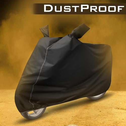 Image of CHIKU Smart Water Resistant Bike Body Cover Compatible with Bullet 350, Bullet 500, Bullet Electra & All Models | UV Protection, Dustproof, Heat Resistant, Two Wheeler | Premium Protective Cover
