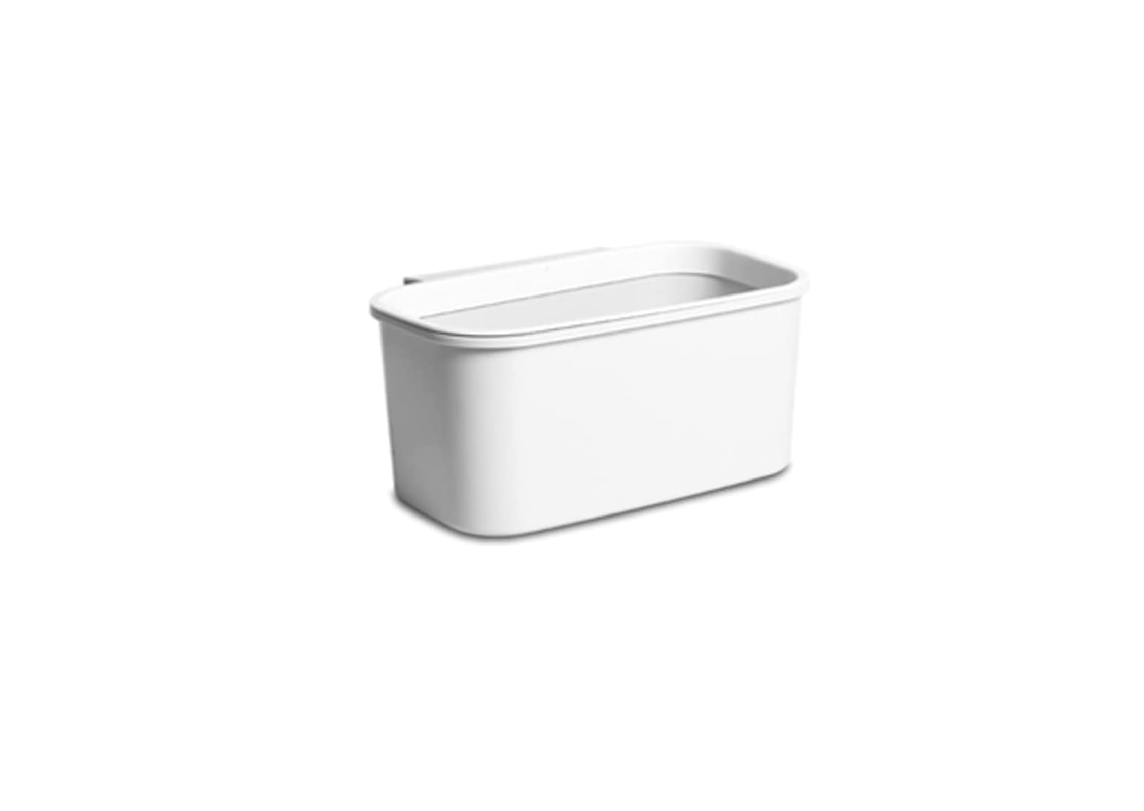 Botes de Basura Cubo de Basura Colgante for Puerta de Armario de Cocina, Mini Papelera de plástico Debajo del Fregadero de Cocina, Cubo de Basura Aire Libre y hogar(Grey)