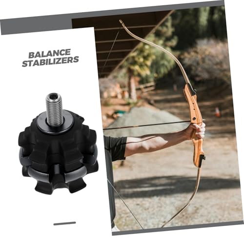 WESIEVYA Recurve Stabilizer Shockproof Vibration Damper Black Composite Accessory for Target Practice and Competition - Image 4