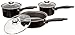 Sunbeam Newbrook 7-Piece Cookware Set, Black -