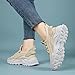 Women's Luxurious Orthopedic Sneakers, Comfort Wear Shoe Lightweight Breathable,Work Gym Trainers,Fashion Casual Shoes (Beige,6.5)