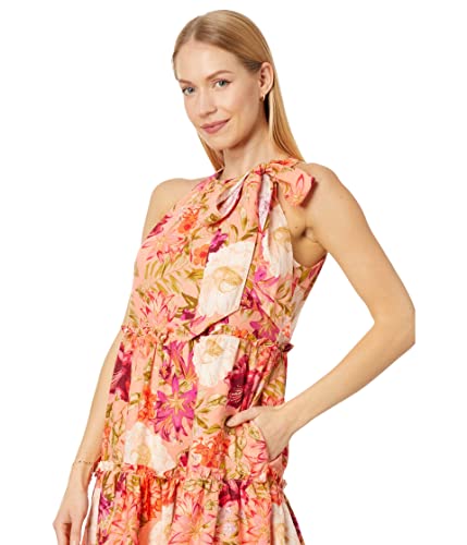 Vince Camuto Printed Trapeze Float Dress3