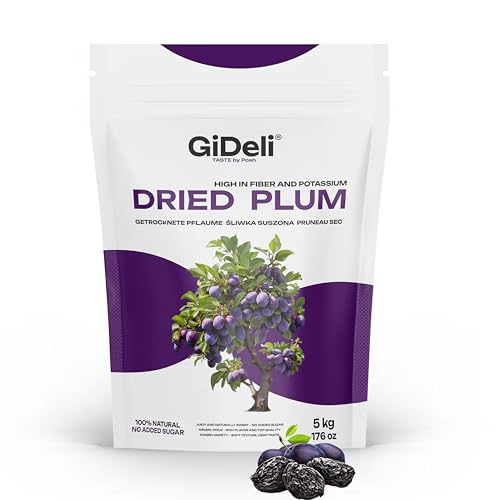 GiDeli Ciruelas secas 5 kg sin piedra sin azúcar de Chile