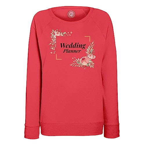 Sweatshirt Mariage Fiancée Femme - Sweat imprimé floral pour l'organisation de cérémonie