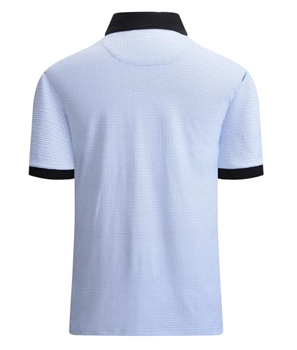 Alex Vando Mens Polo Shirts Short Sleeve Regular Fit Fashion Designed Shirt