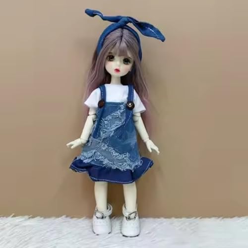 Image of Tickles Movable Jointed Makeup Cute Girl Trendy Doll for Kids Girls (Size: 30 cm Color & Design: May Vary)