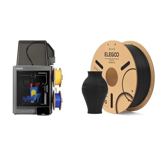 Image of Centauri Carbon 2 Combo Multi Color 3D Printer & RFID PLA Filament Black 1KG