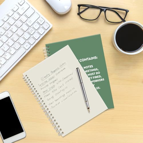 Cadeau amusant pour collègues avec ce carnet à spirale de bureau - 4