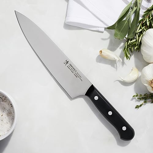HENCKELS Solution Razor-Sharp 8-inch Chef Knife, German Engineered Informed by 100+ Years of Mastery, Black/Stainless Steel - Image 3