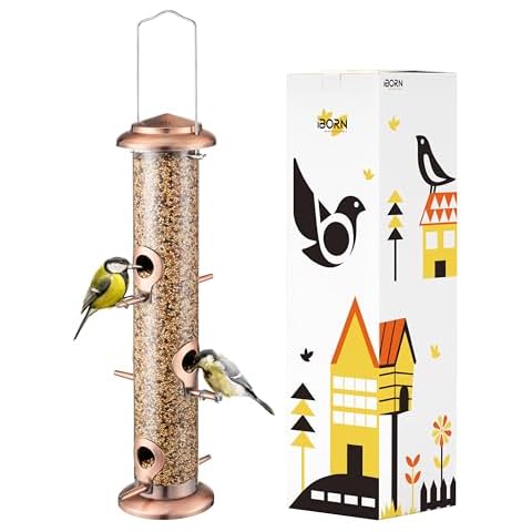 iBorn Metal Bird Feeders Cover