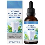 Gum Restore Drops, Gum Repair for Receding Gums, Stain Removal, Regrowth Treatment, Dry Mouth and Bad Breath Relief for Adults, Instant Fresh Breath, Oral Care Solution, 60ml