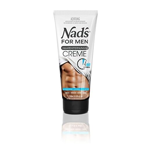 Nad's For Men Crema Depilatoria Hombre, 200 ml