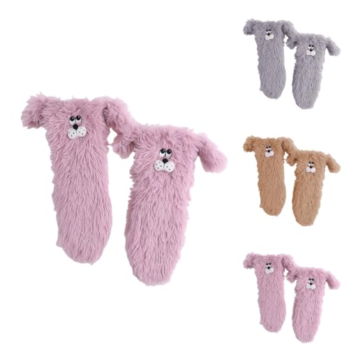 3D Ugly Halloween Animal Winter Slipper Socks Fuzzy Non Slip Thick Socks - image 1