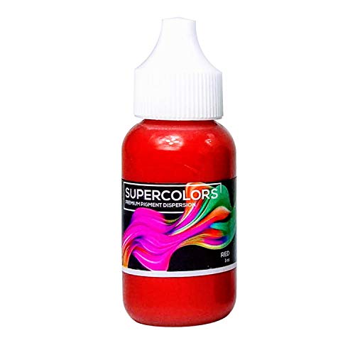 Epoxy Resin Color Pigment, Vibrant RED Super Colors Pigment, Professional Highly Concentrated Pure Epoxy Pigment, Use with Mica Powder for Epoxy, Resin Dye, Epoxy Dye, 1 oz Total