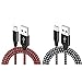 Produktbild 2 Stck 3 m Ladekabel fr PS5 und Xbox Series X/S Controller/Switch Pro Controller, -USB-Ladekabel, Nylon geflochtene Typ-C-Ports Zubehr fr Playstation 5/Xbox Serie X ...