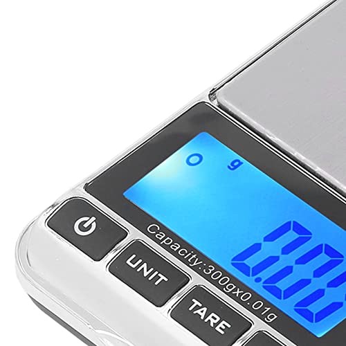 Báscula digital portátil precisa para joyería 300g miniatura 6