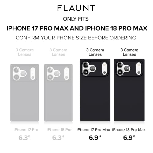 FLAUNT Official Square iPhone 18 Pro Max Case - ICY Blue Pearl - image 2